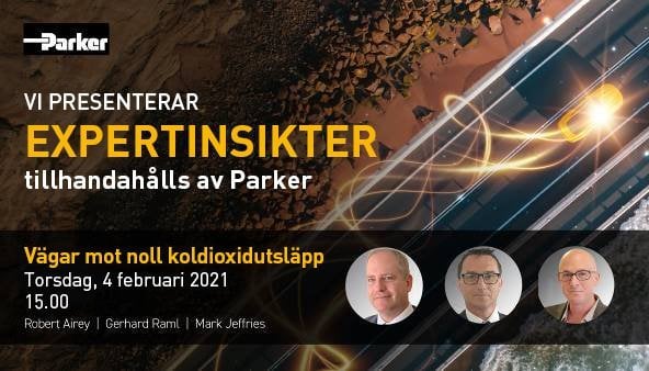 Parker presenterar Expertinsikter, det första tekniksamtalet om vägarna mot noll koldioxidutsläpp